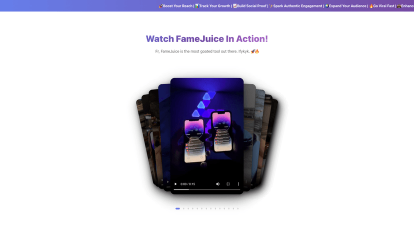 FameJuice - Social Media Growth Platform - Screenshot 2