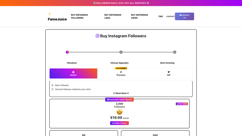 FameJuice - Social Media Growth Platform - Screenshot 3