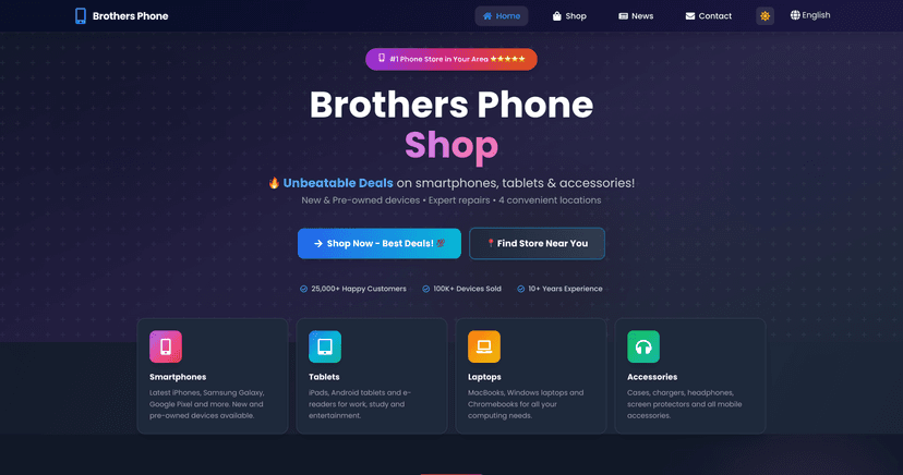Stock Manager E-commerce Platform - Screenshot 2