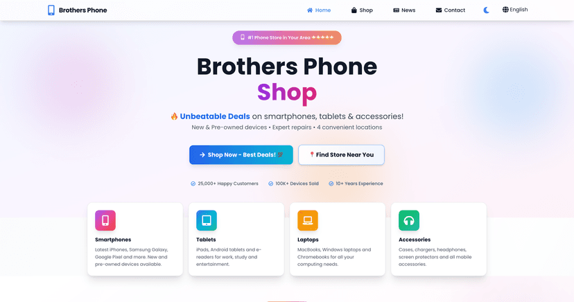 Stock Manager E-commerce Platform - Screenshot 1